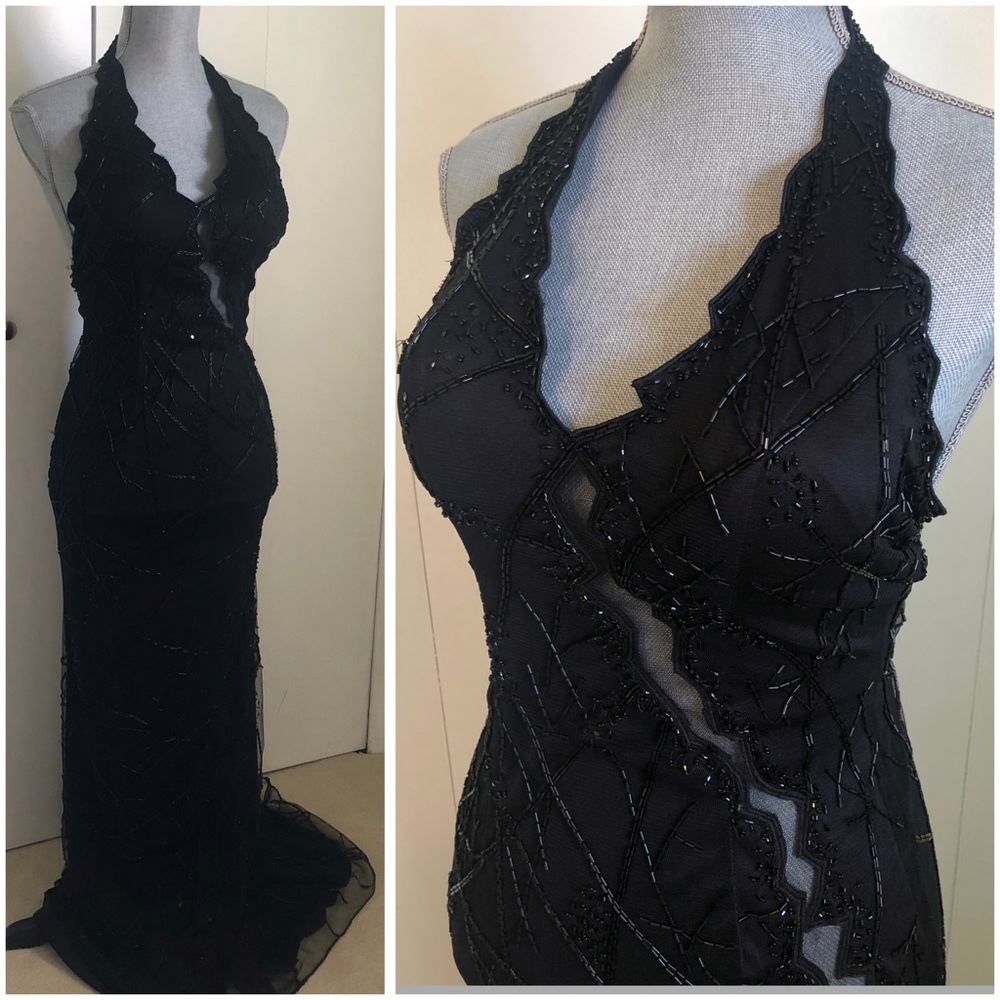 JASZ COUTURE BY ADAGIO BELLA BEADED GOWN